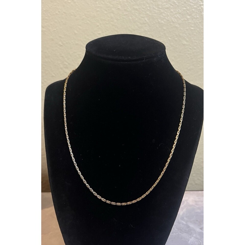 Vintage Sarah Coventry Signed Gold Tone Adjustable Chain Necklace 21"